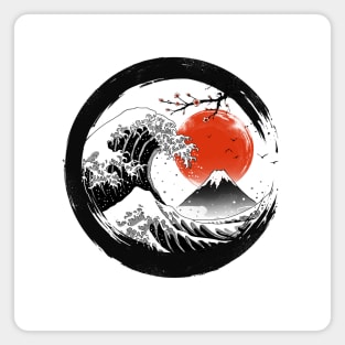 The Great Sumi Wave Magnet